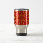 Mug De Voyage Illusion optique design abstrait. (Centre)