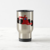 Mug De Voyage Illustration Auto Racing imprimée sur les t-shirts (Centre)