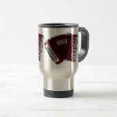 Mug De Voyage Illustration d'accordion (Devant droit)