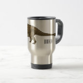 Mug De Voyage Illustration d'Ankylosaurus (Devant droit)