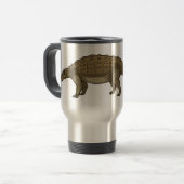 Mug De Voyage Illustration d'Ankylosaurus (Devant gauche)