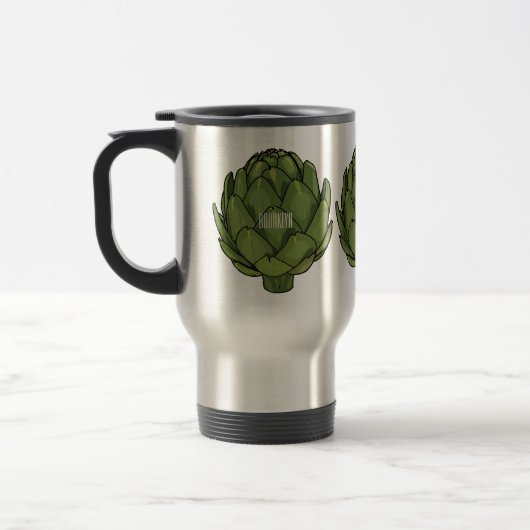 Mug De Voyage Illustration d'artiste (Gauche)