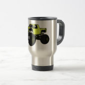 Mug De Voyage Illustration de camion monstre (Devant droit)