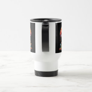 Mug De Voyage Illustration de champignon psychédélique