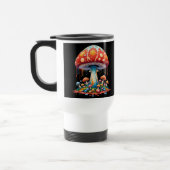 Mug De Voyage Illustration de champignon psychédélique (Gauche)