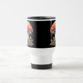 Mug De Voyage Illustration de champignon psychédélique (Centre)