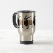 Mug De Voyage Illustration de chèvre de Markhor (Devant gauche)