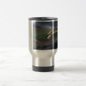Mug De Voyage Illustration de croiseur spatial (Centre)