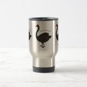 Mug De Voyage Illustration de cygne noir (Centre)