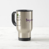 Mug De Voyage Illustration de dessin animé de lessive de machine (Devant gauche)