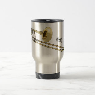 Mug De Voyage Illustration de dessin animé de Trombone