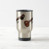 Mug De Voyage Illustration de dessin de Sitar (Centre)