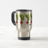Mug De Voyage Illustration de dessin Radish (Devant gauche)