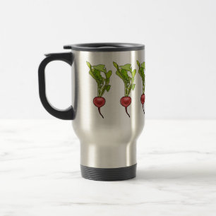 Mug De Voyage Illustration de dessin Radish