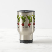 Mug De Voyage Illustration de dessin Radish (Centre)