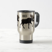 Mug De Voyage Illustration de dessin sur l'orignal (Devant droit)