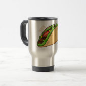 Mug De Voyage Illustration de dessin sur Taco (Devant gauche)