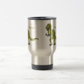 Mug De Voyage Illustration de dinosaure T rex drôle (Centre)