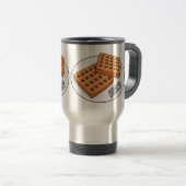 Mug De Voyage Illustration de gaufre (Devant droit)