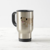 Mug De Voyage Illustration de gecko tan tan mignon (Devant gauche)