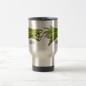 Mug De Voyage Illustration de haricots verts (Centre)