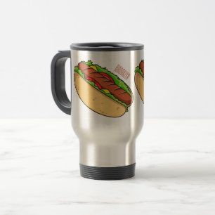 Mug De Voyage Illustration de Hot dog