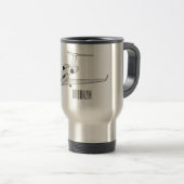 Mug De Voyage Illustration de jet privé (Devant droit)