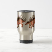 Mug De Voyage Illustration de Kentrosaurus (Centre)