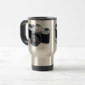 Mug De Voyage Illustration de la caméra (Devant gauche)