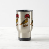 Mug De Voyage Illustration de la caricature royale d'oiseau (Centre)