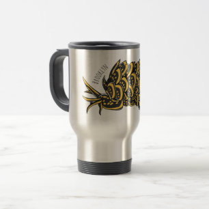 Mug De Voyage Illustration de la feuille de limace de mer grillé