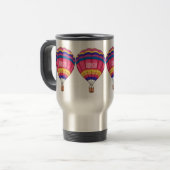 Mug De Voyage Illustration de la montgolfière (Devant gauche)