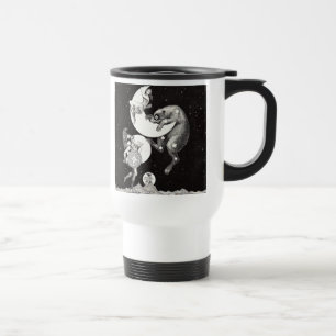 Mug De Voyage Illustration de la Nuit du Dieu de l'Univers Céles