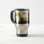 Mug De Voyage Illustration de la pelle Crawler (Devant gauche)