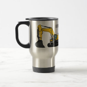 Mug De Voyage Illustration de la pelle Crawler