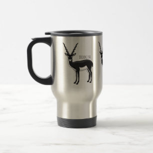 Mug De Voyage Illustration de l'antilope Blackbuck