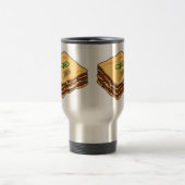 Mug De Voyage Illustration de Lasagna (Centre)