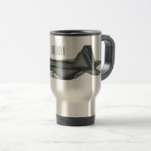 Mug De Voyage Illustration de l'avion de chasse (Devant droit)