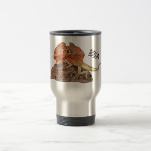 Mug De Voyage Illustration de lézard à col frisé