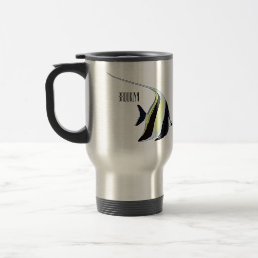 Mug De Voyage Illustration de l'idole mauresque (Gauche)
