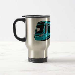 Mug De Voyage Illustration de locomotive électrique
