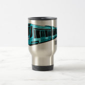 Mug De Voyage Illustration de locomotive électrique (Centre)