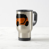 Mug De Voyage Illustration de micro-voiture (Devant droit)