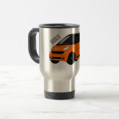 Mug De Voyage Illustration de micro-voiture (Devant gauche)