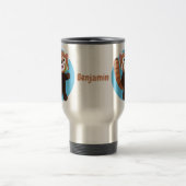 Mug De Voyage Illustration de panda rouge mignon (Centre)