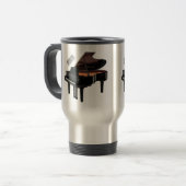 Mug De Voyage Illustration de piano (Devant gauche)