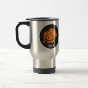 Mug De Voyage Illustration de poulet rôti