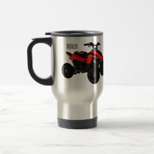 Mug De Voyage Illustration de Quad bike atv