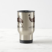 Mug De Voyage Illustration d'Emu bird (Centre)
