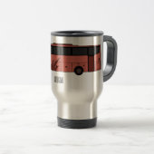 Mug De Voyage Illustration du bus (Devant droit)